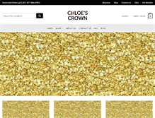Tablet Screenshot of chloescrown.com